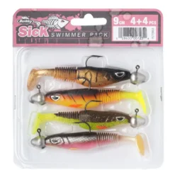 Berkley Sick Swimmer 9cm 4pc Pre-Rigged Bismuth