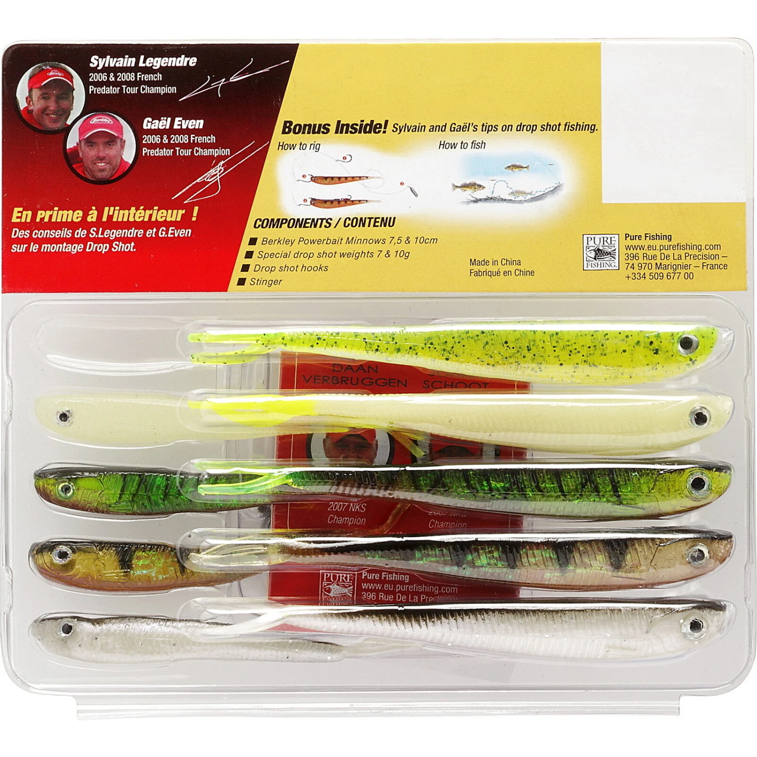 Berkley Powerbait Dropshot Pro Pack 1 Berkley Powerbait Dropshot Pro Pack