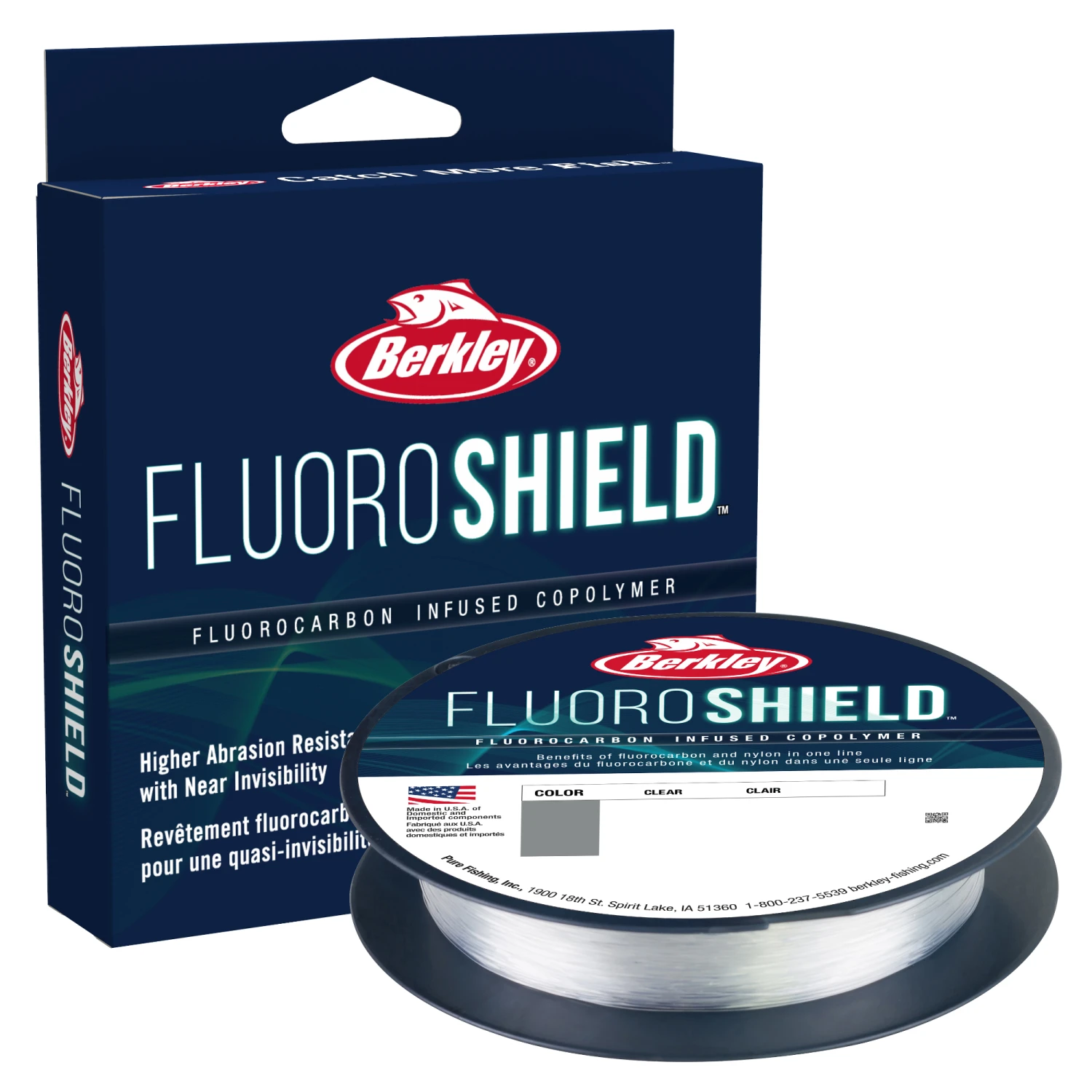 Berkley FluoroShield Clear Zeevis Visdraad 0.52mm 274m 13.6kg 1 Berkley FluoroShield Clear Zeevis Visdraad 0.52mm 274m 13.6kg