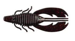 Berkley PowerBait Craw Fatty Black Red Flack Roofvis Creature Bait 4.00 Inch