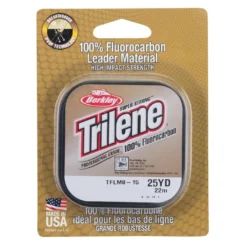 Berkley Trilene 100% Fluoro Carbon Leader Clear Roofvis Visdraad 0.22mm 25m 3.95kg